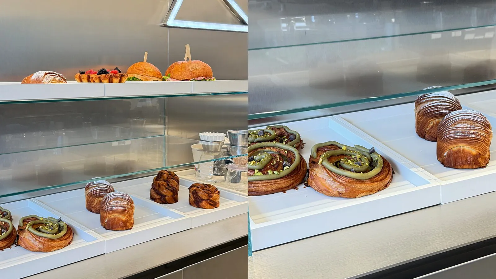 Gebakjes van Pantopia in het Karl Lagerfeld Café in Amsterdam