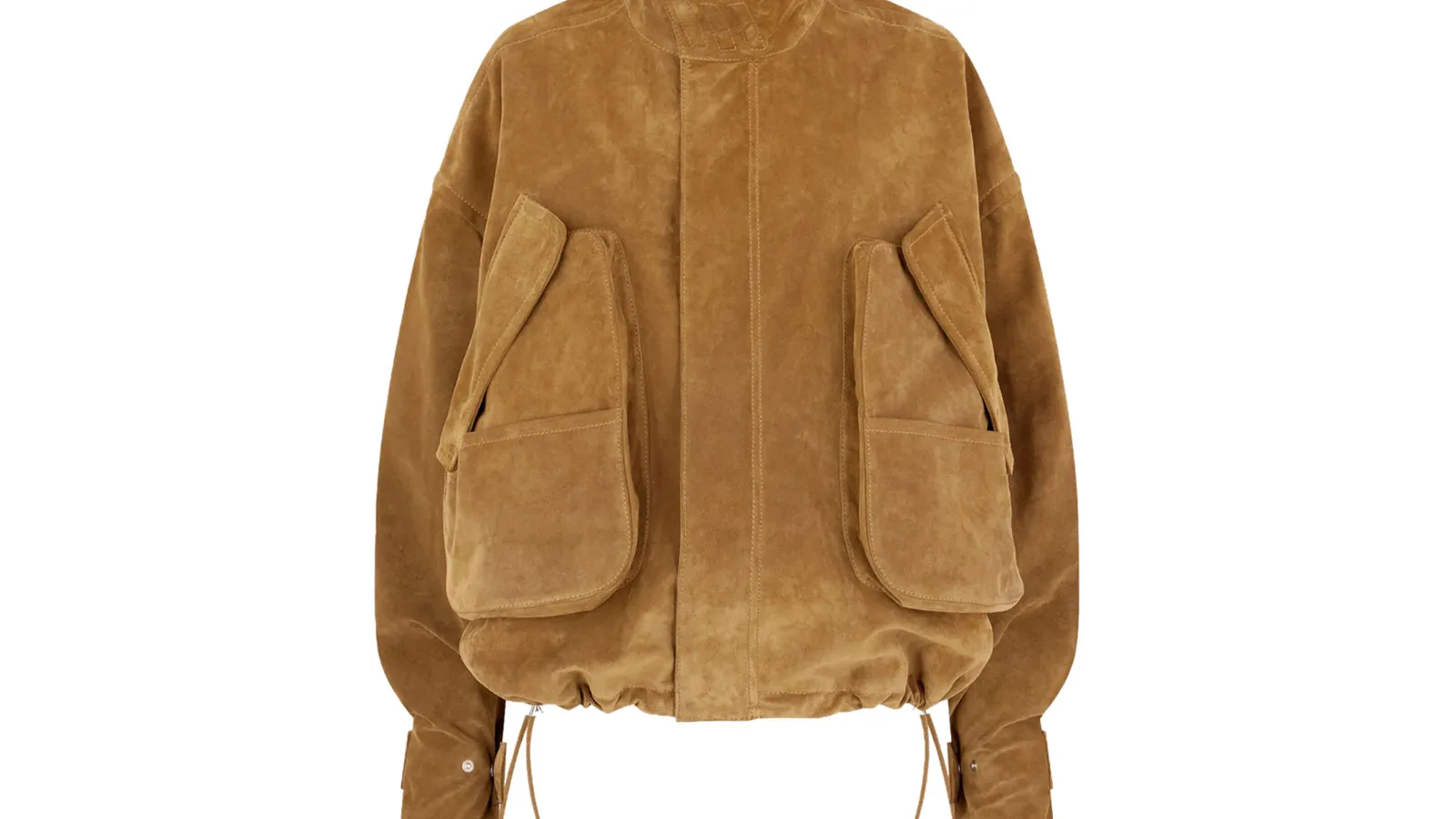 The Attico suède bomberjack in beige