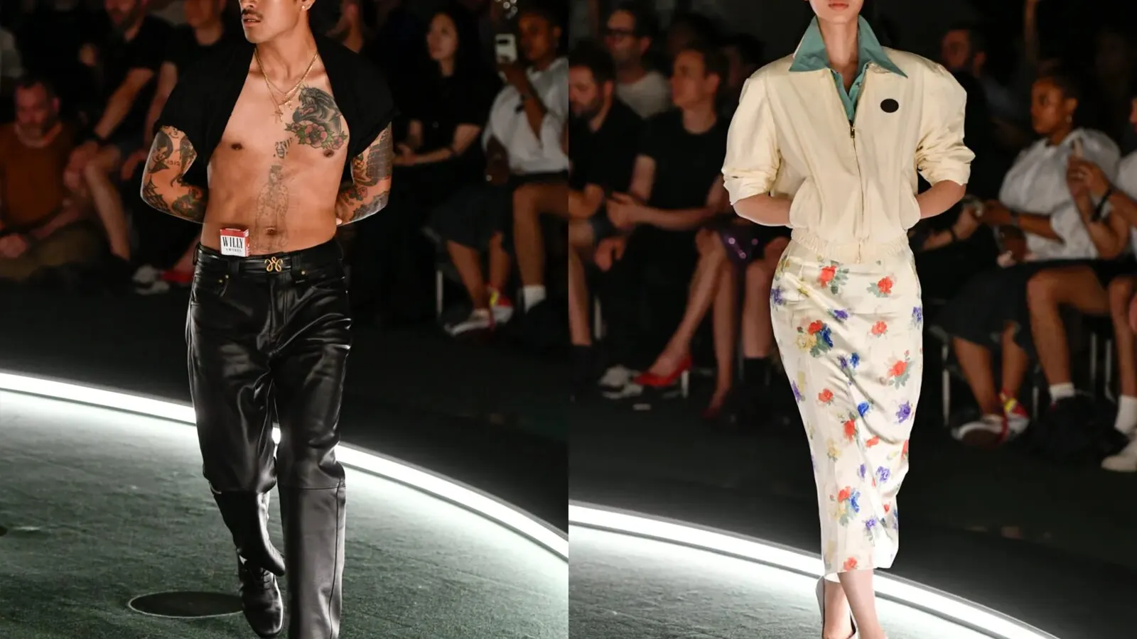 Willy Chavarria SS27 look in verzadigde kleuren uit de collectie Comunión
