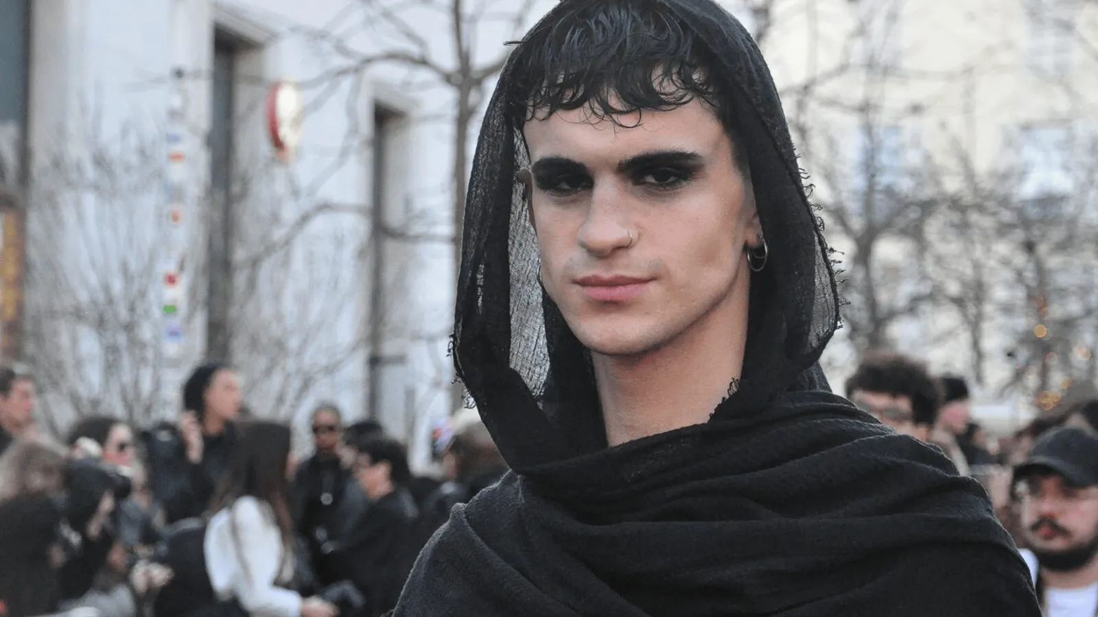 Rick Owens F/W'25 draaide allemaal om het gezicht