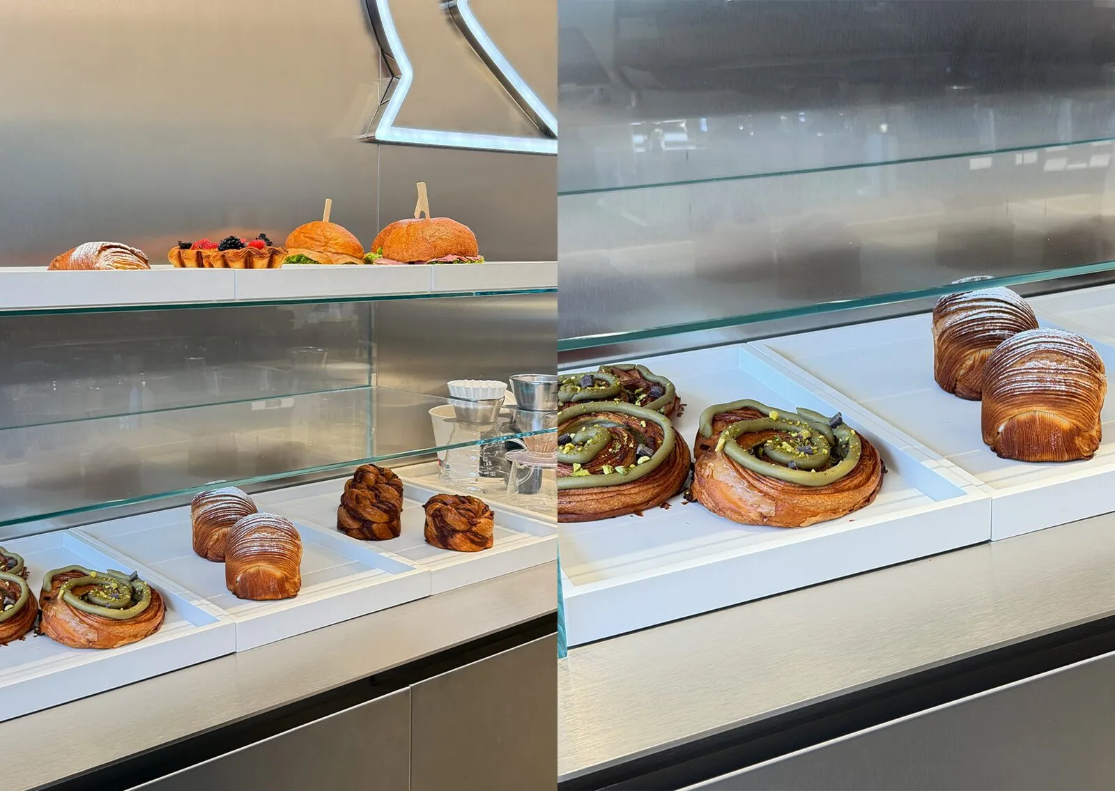 Pastries from Pantopia at the Karl Lagerfeld Café in Amsterdam