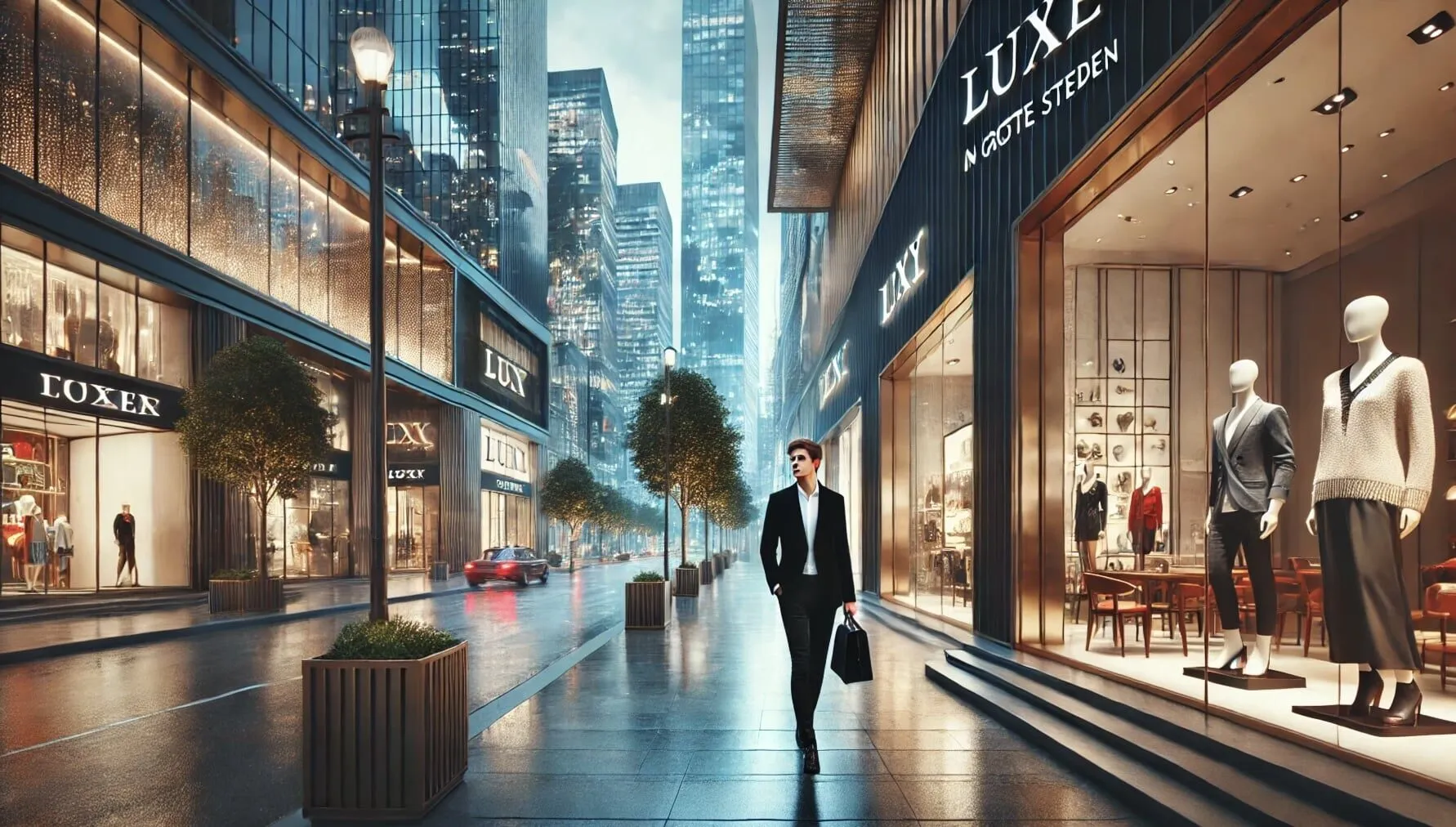 Luxury fashion is king in the big cities