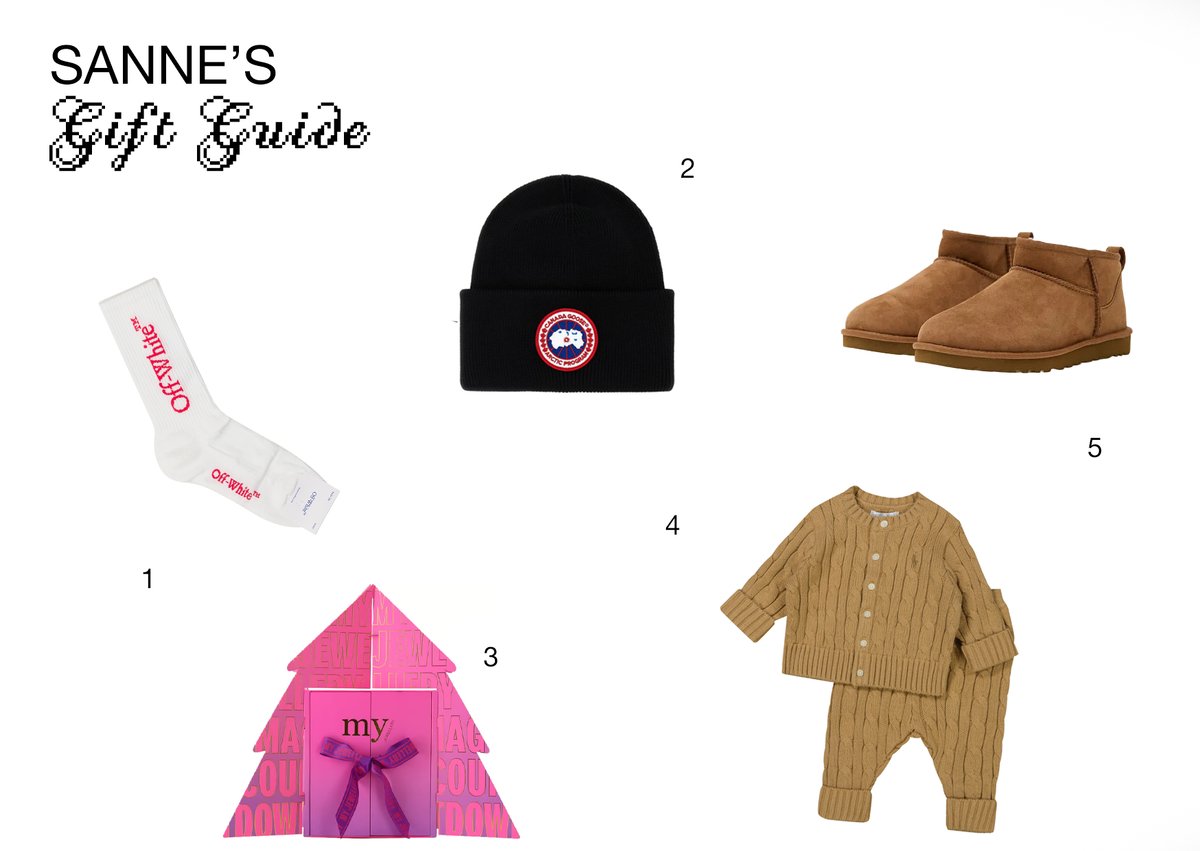 Giftguide sanne items