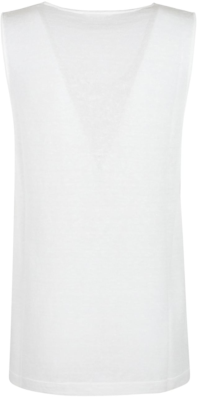 P.A.R.O.S.H. Babylon Tank Top White Wit