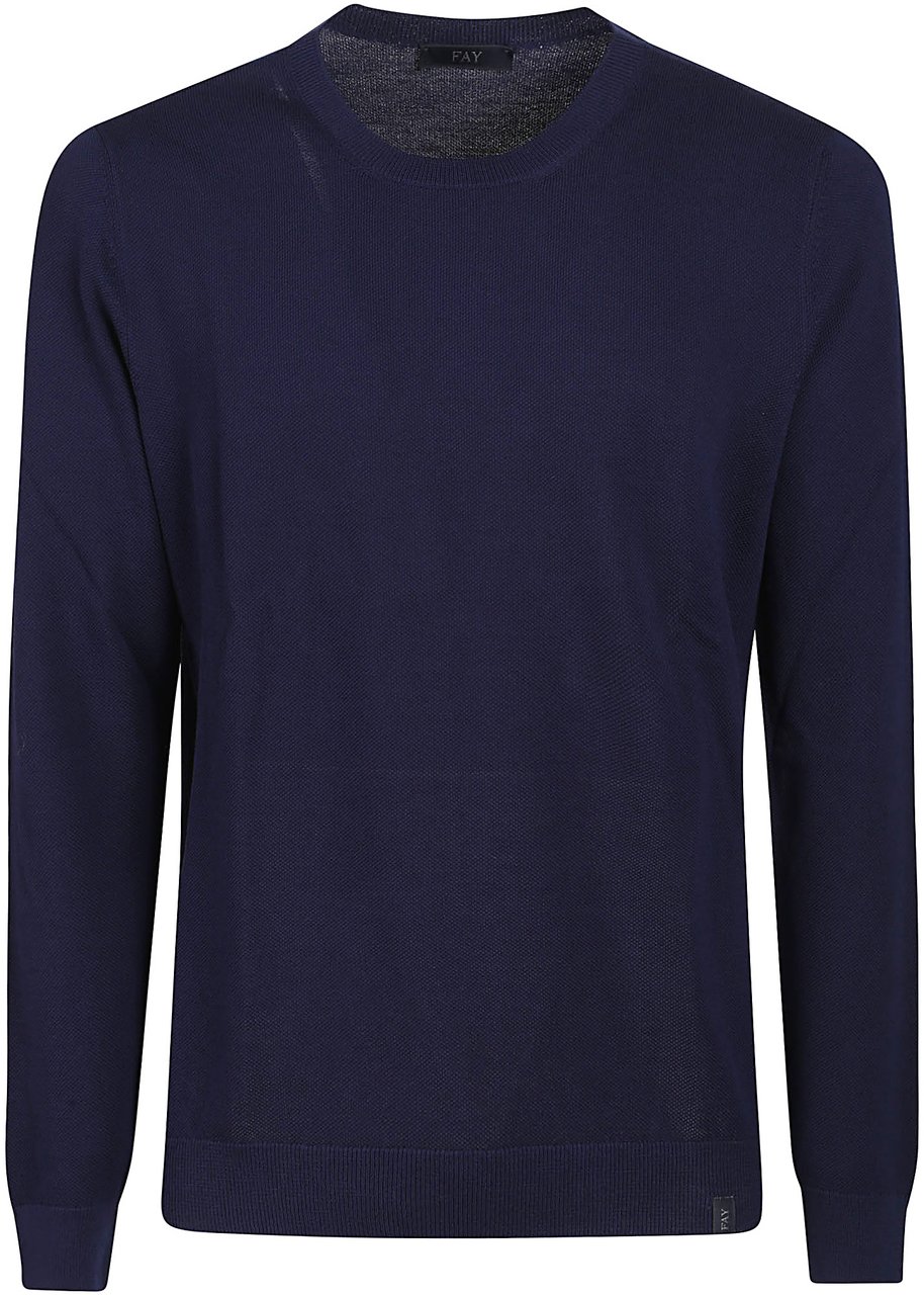 Fay Sweater Blue Blauw