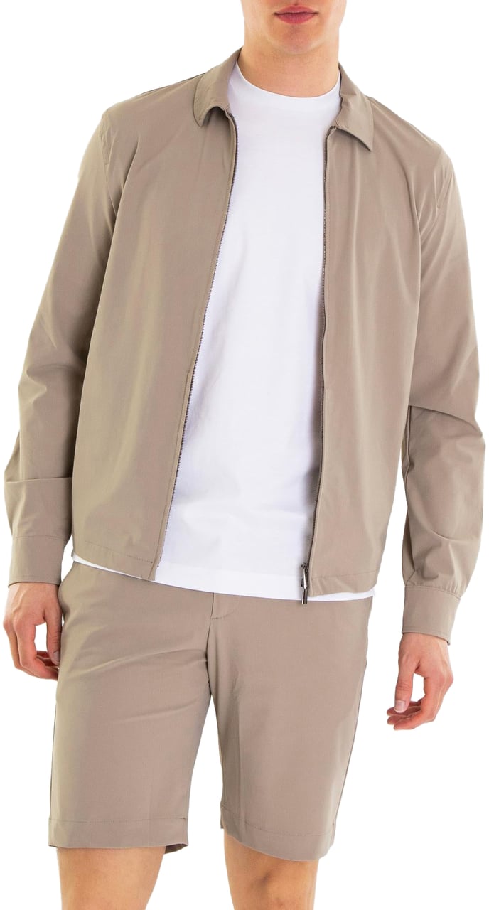 Valenza Heren Tech Stretch Overshirt Beige Beige