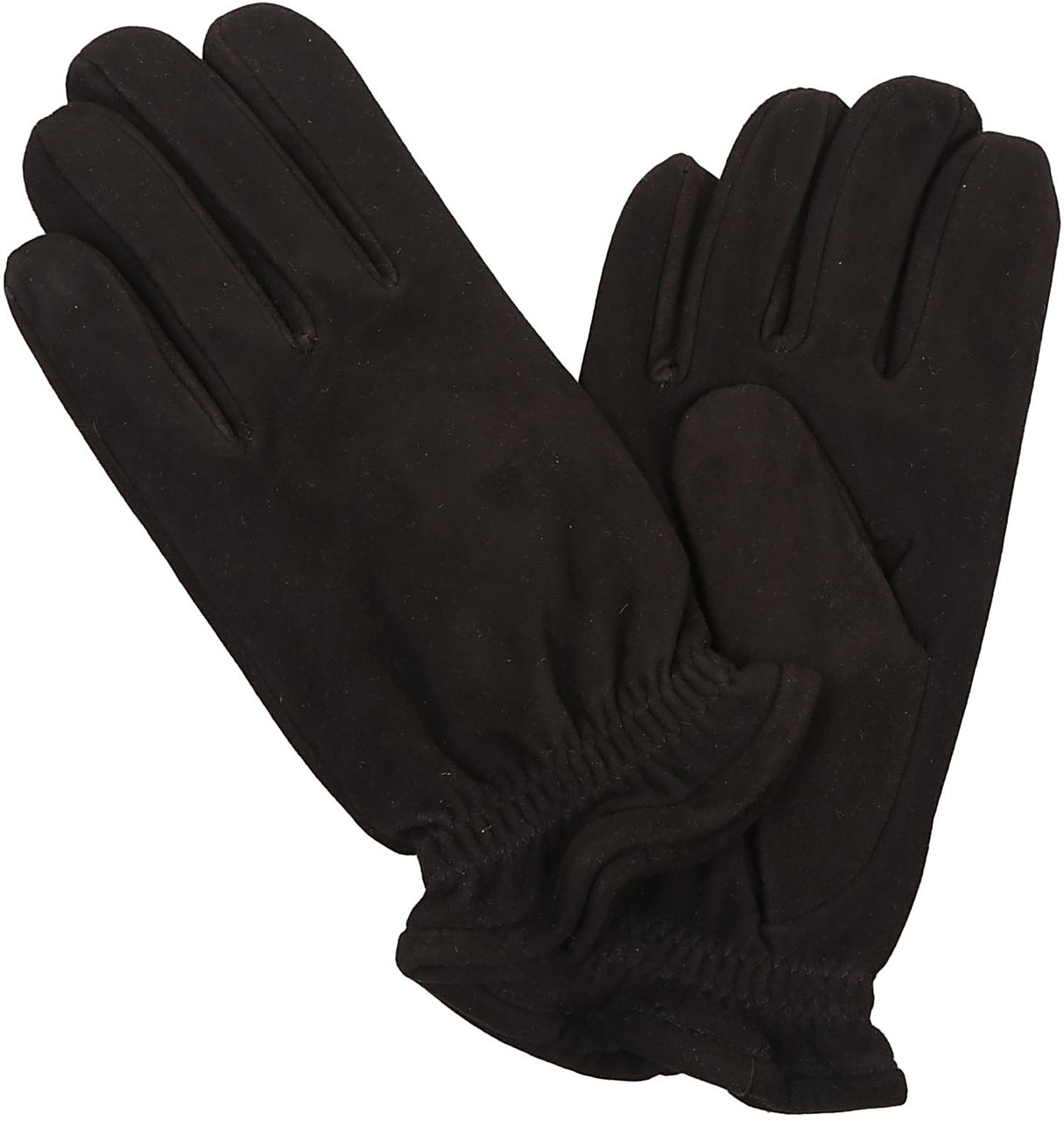 Orciani Suede Gloves Brown Bruin