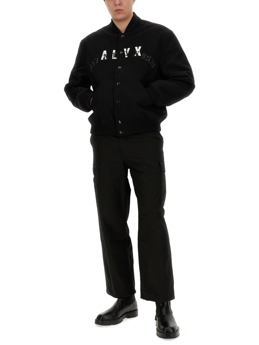 1017 ALYX 9SM BOMBER JACKET WITH LOGO Zwart