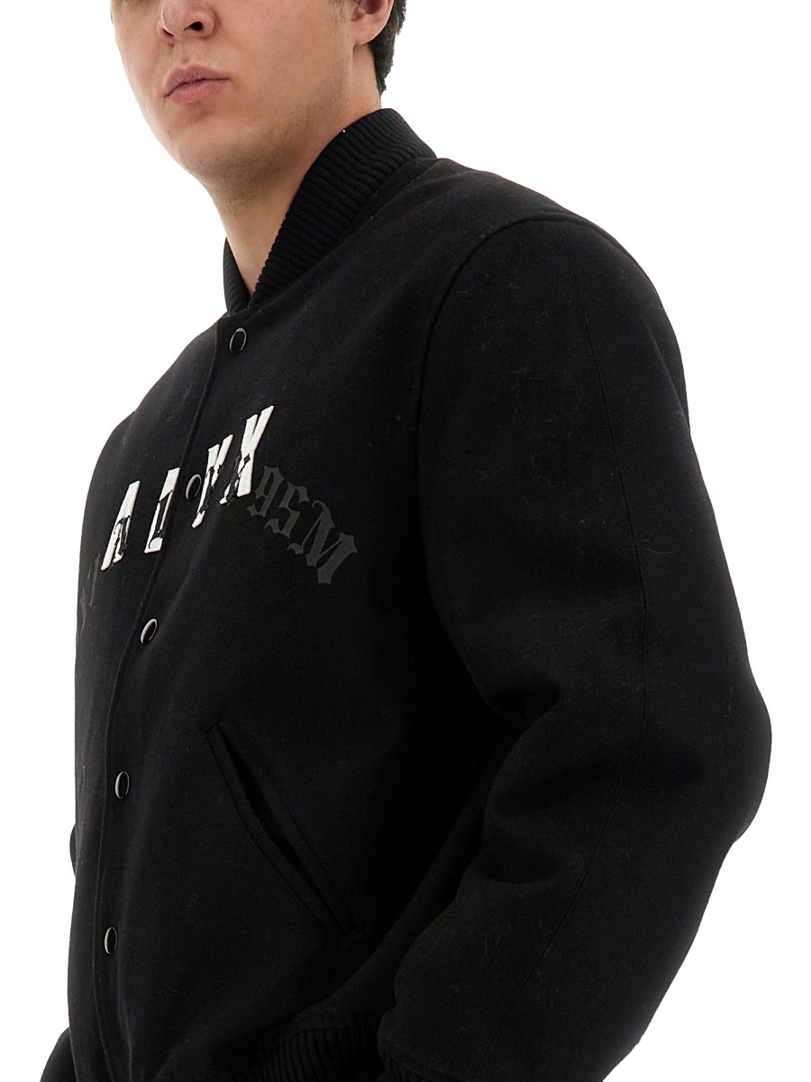 1017 ALYX 9SM BOMBER JACKET WITH LOGO Zwart