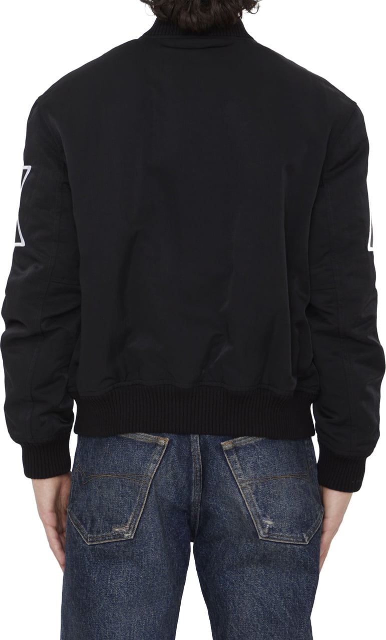 1017 ALYX 9SM Logo Varsity jacket Zwart