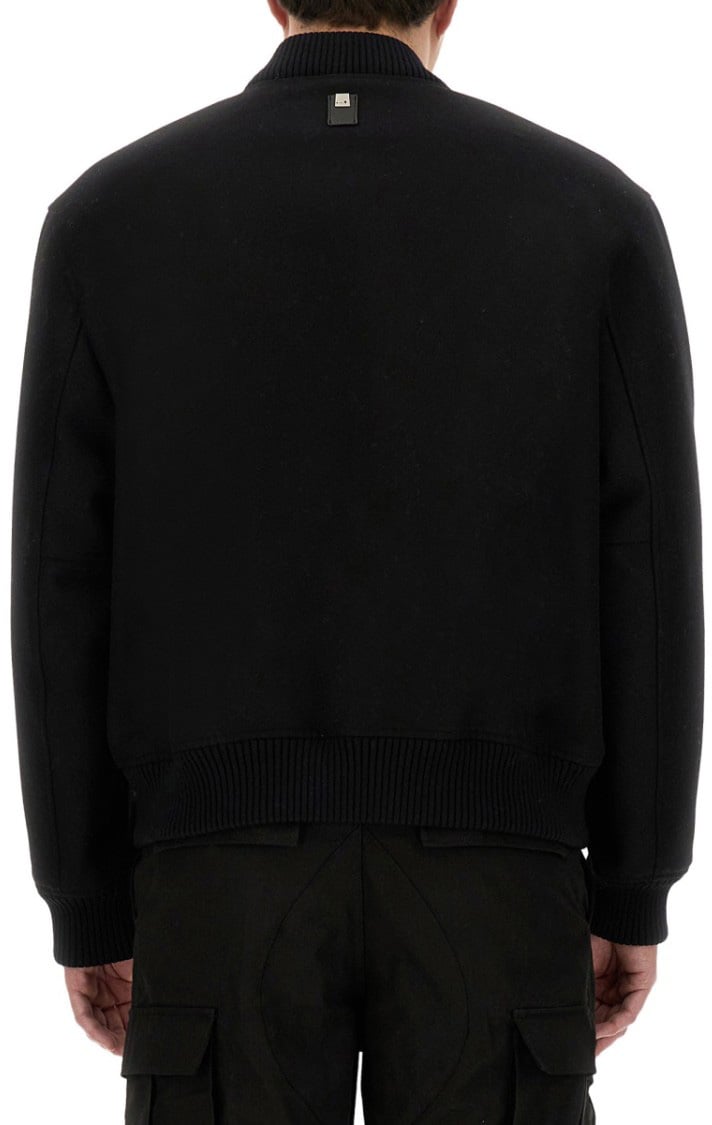 1017 ALYX 9SM Bold Logo Bomber Jacket Zwart