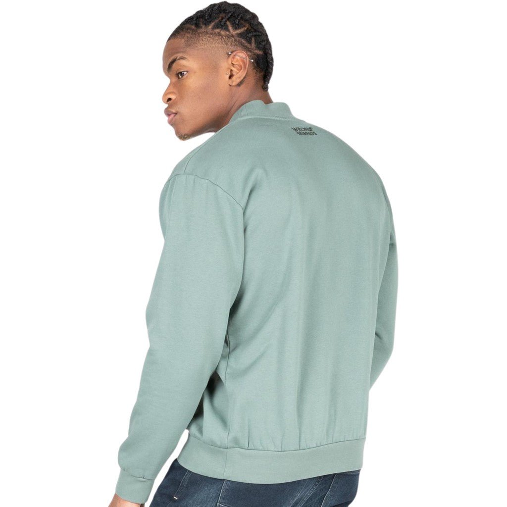 Wrong Friends BIRMINGHAM SWEATER - GREEN Groen