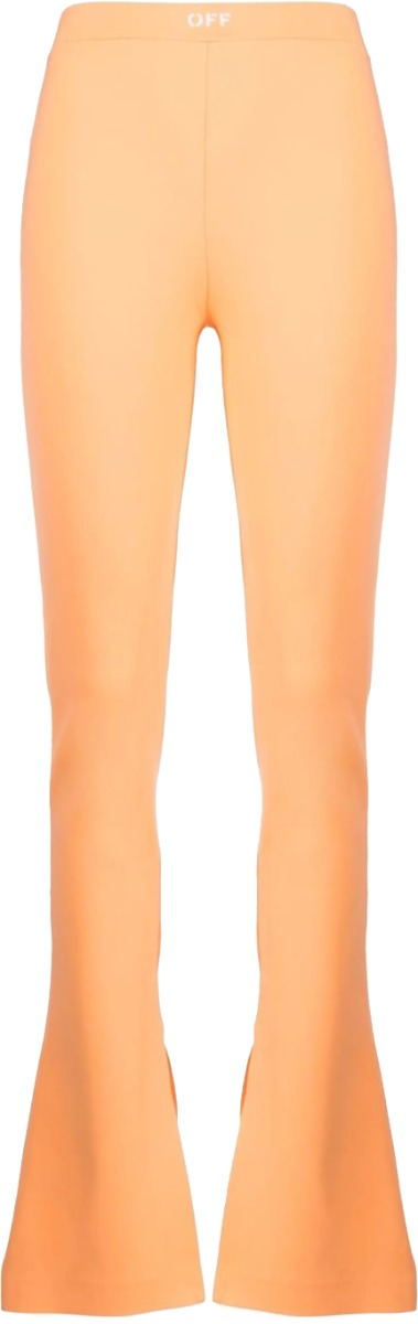 OFF-WHITE Pantaloni Sleek Split Oranje