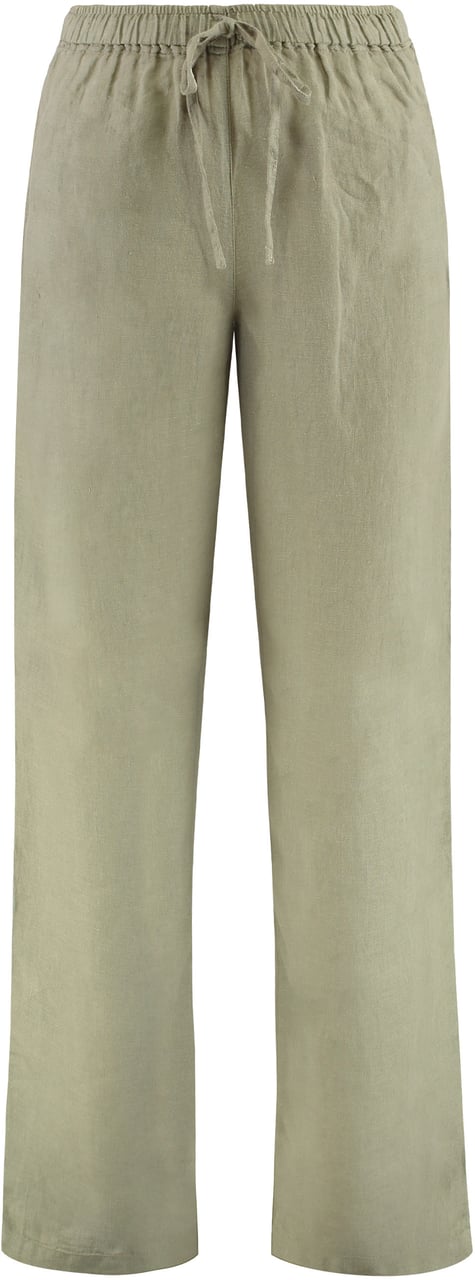 120% Lino Linen trousers Groen