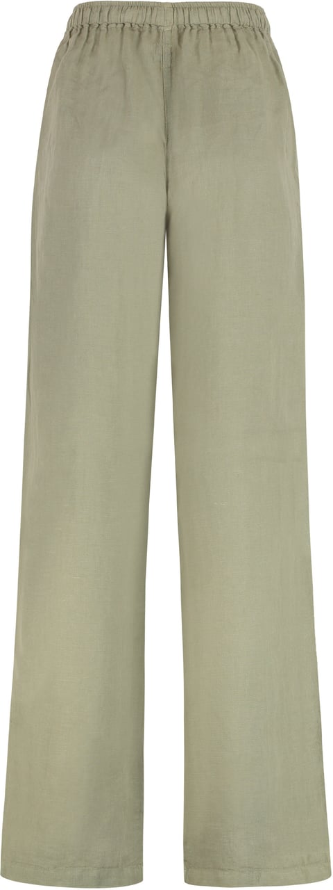 120% Lino Linen trousers Groen