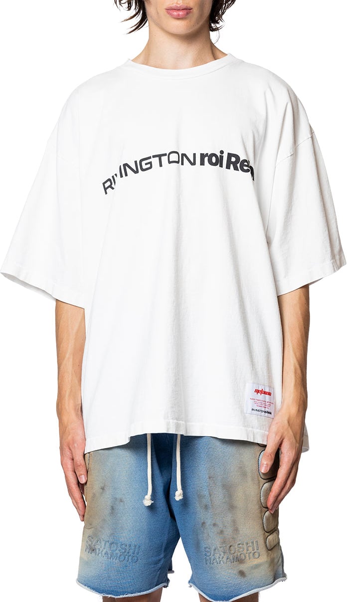 123 RIVINGTON METANOIA USO CVA TEE MAX WHITE Wit