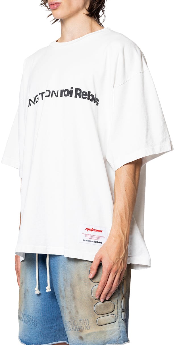 123 RIVINGTON METANOIA USO CVA TEE MAX WHITE Wit