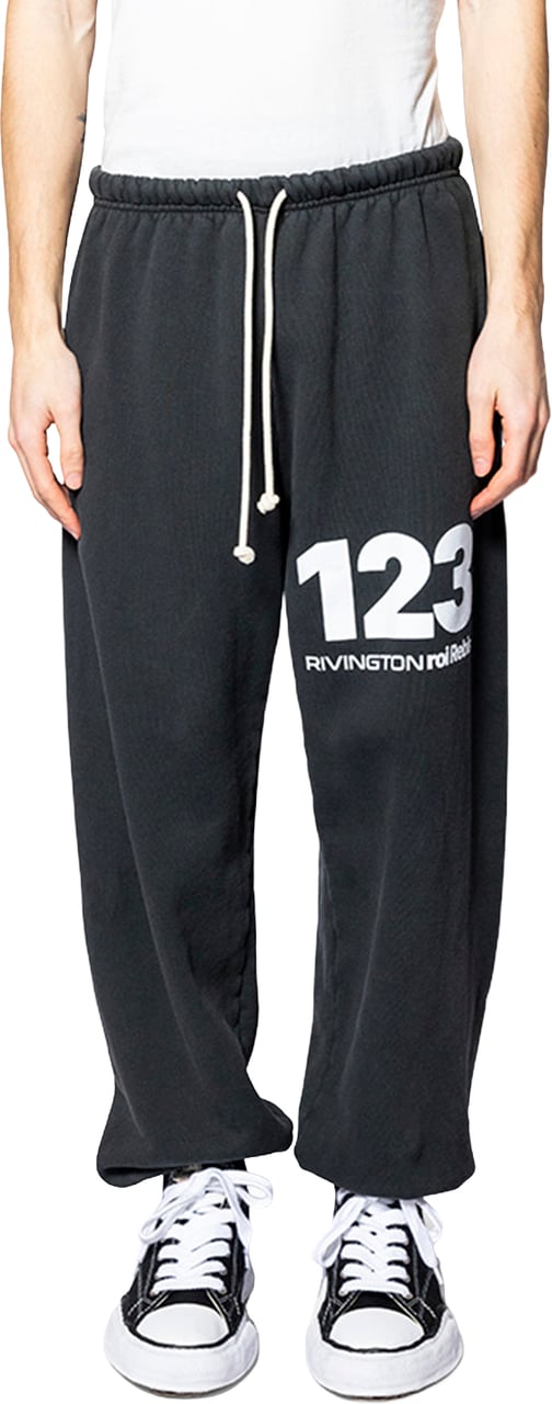 123 RIVINGTON METANOIA USO SWEAT JET BLACK Zwart