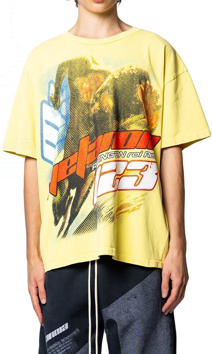 123 RIVINGTON META MAN TEE META YELLOW Geel