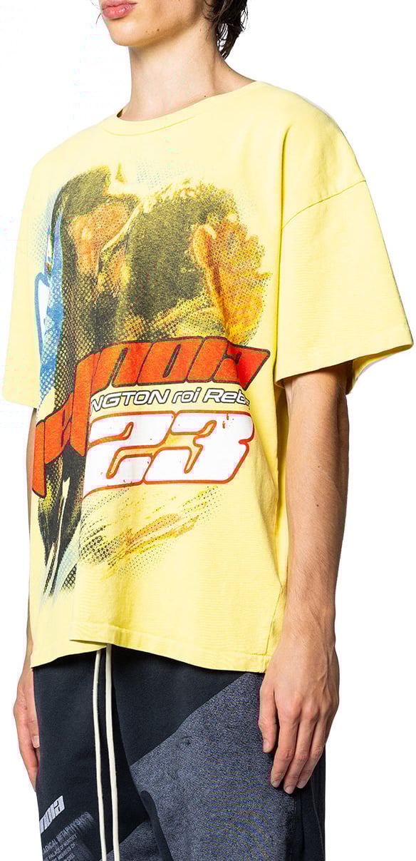 123 RIVINGTON META MAN TEE META YELLOW Geel