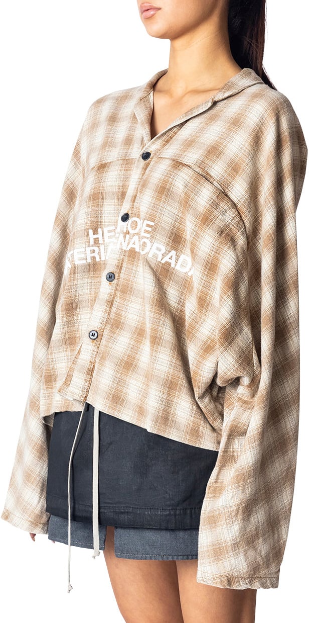 123 RIVINGTON MATERIA NAZARENE SHIRT TAN Bruin