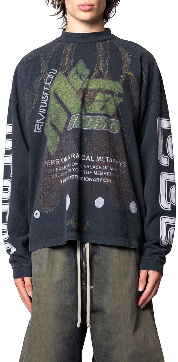 123 RIVINGTON METAMOTH 2 VINTAGE LS TEE VINTAGE BLACK Divers