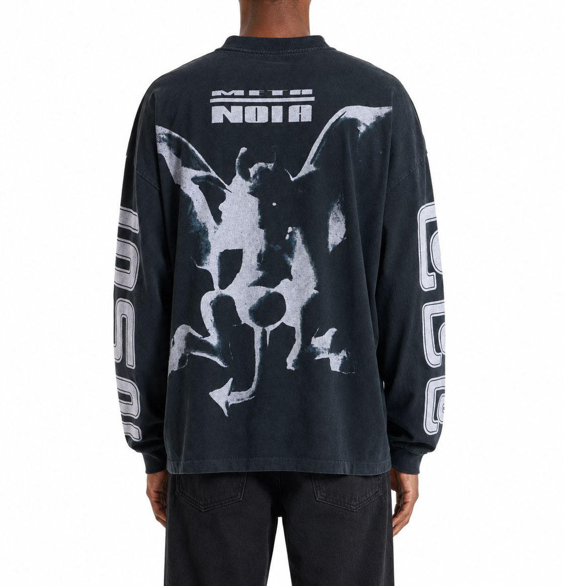 123 RIVINGTON ULTRA METAMOTH VINTAGE LS TEE VINTAGE BLACK Divers