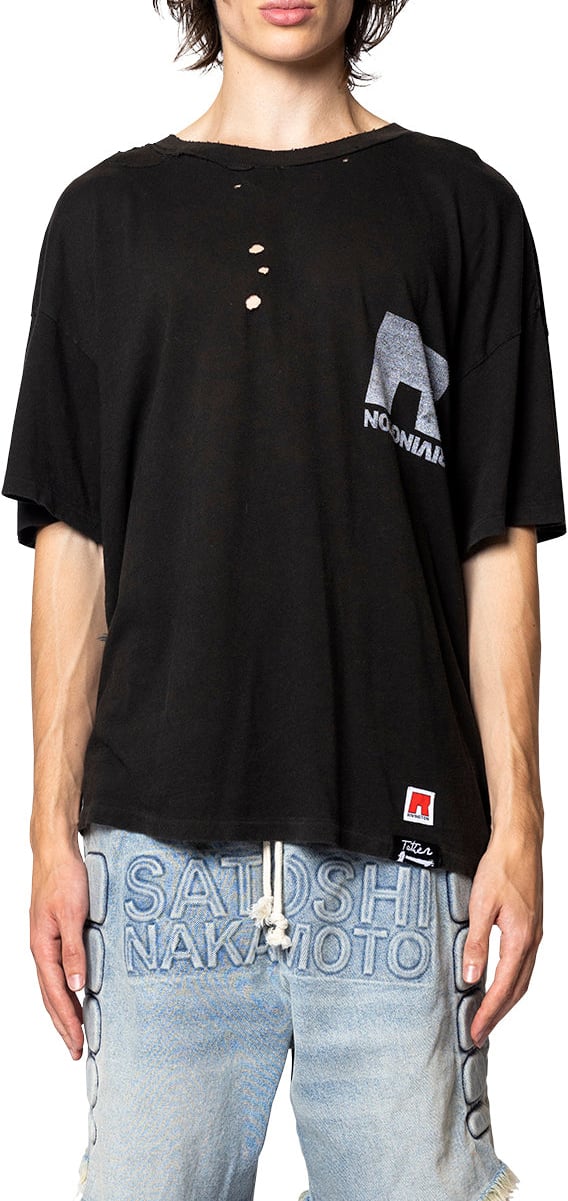 123 RIVINGTON NATURE OF MAN TEE WELDER BLACK Zwart