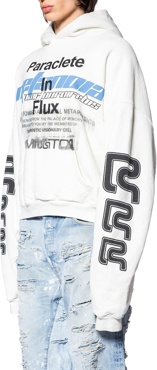 123 RIVINGTON PARACLETE CVA HOODIE MAX WHITE Wit