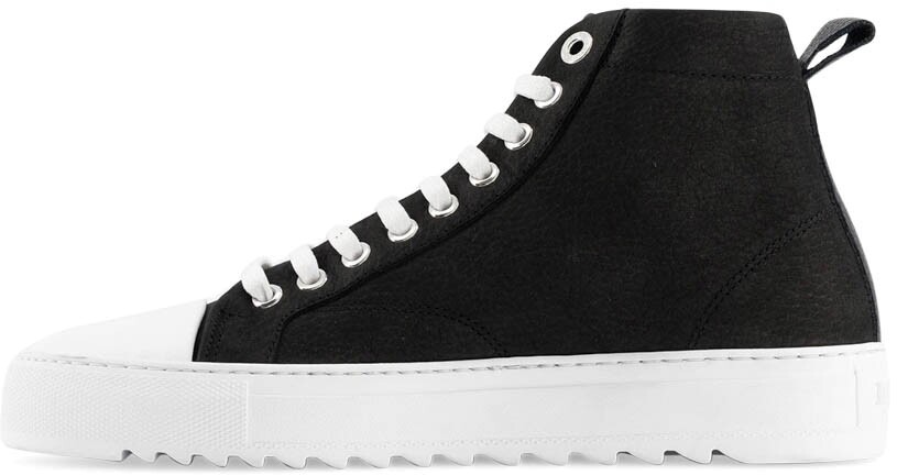 Mason Garments Heren Astro High Sneaker Zwart Zwart