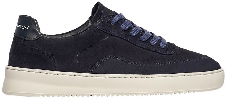 Filling Pieces Mondo Organic Suede Navy Blauw