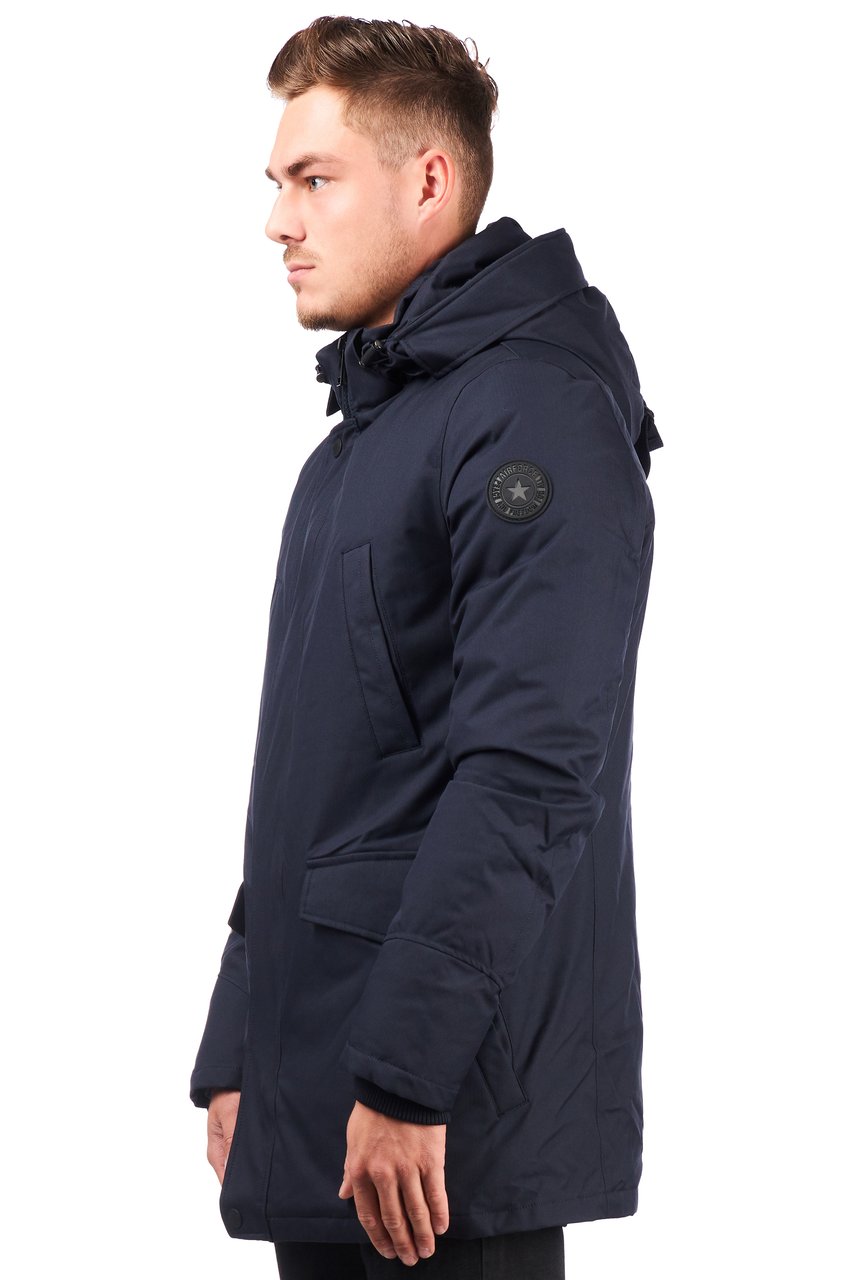 Airforce M0486 slimfit herringbone Dark Navy Blauw