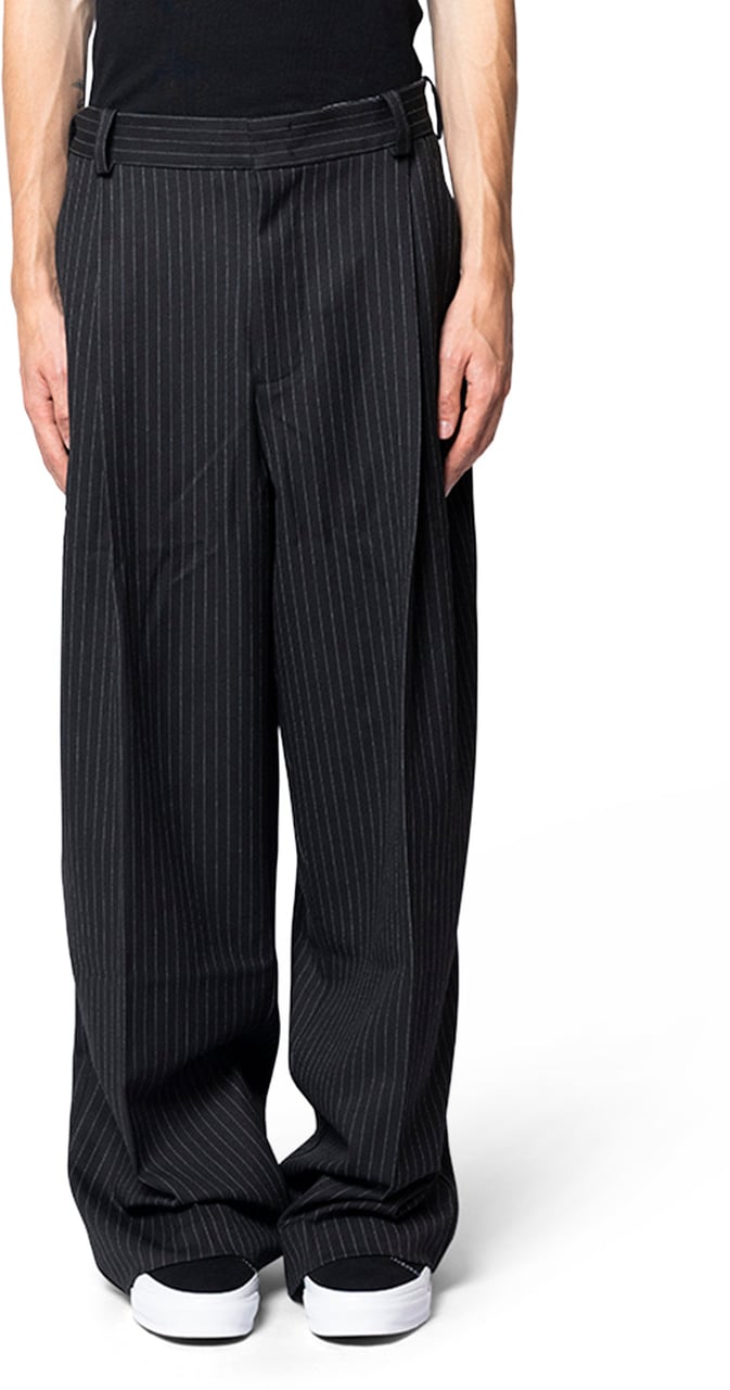 1313 SELAH PAPI SUIT PANT PINSTRIPE BLACK Zwart