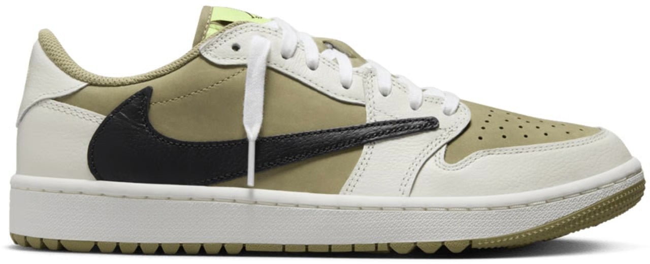 Nike Air Jordan 1 Low Golf x Travis Scott Neutral Olive Divers