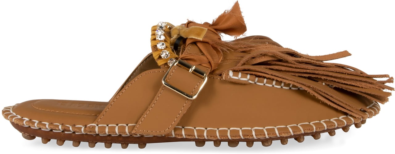 13 09 SR Puli leather mules Bruin