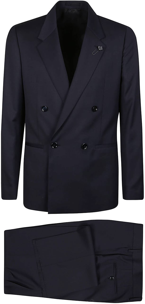 Lardini Kosmo Suit Blue Blauw