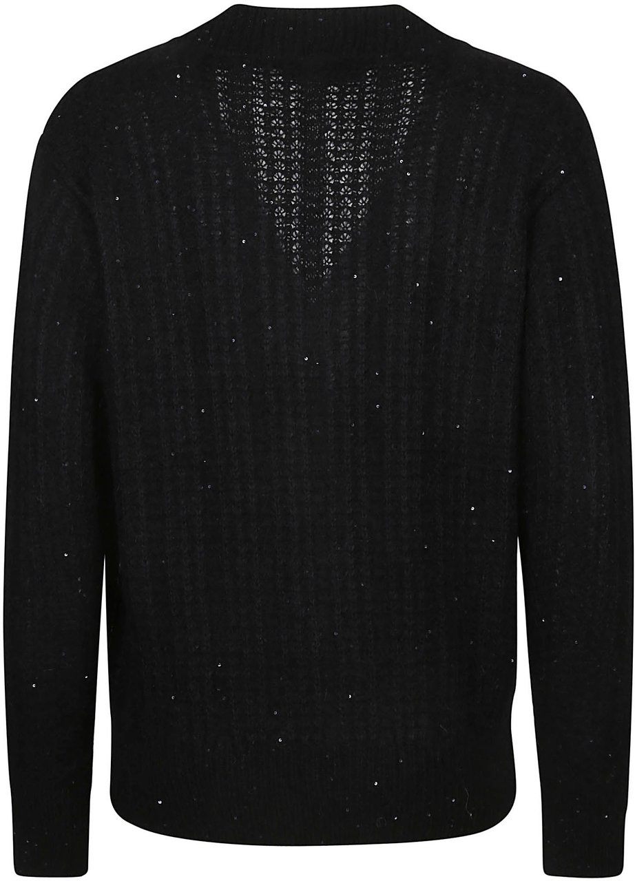 Fabiana Filippi Cardigan Black Zwart