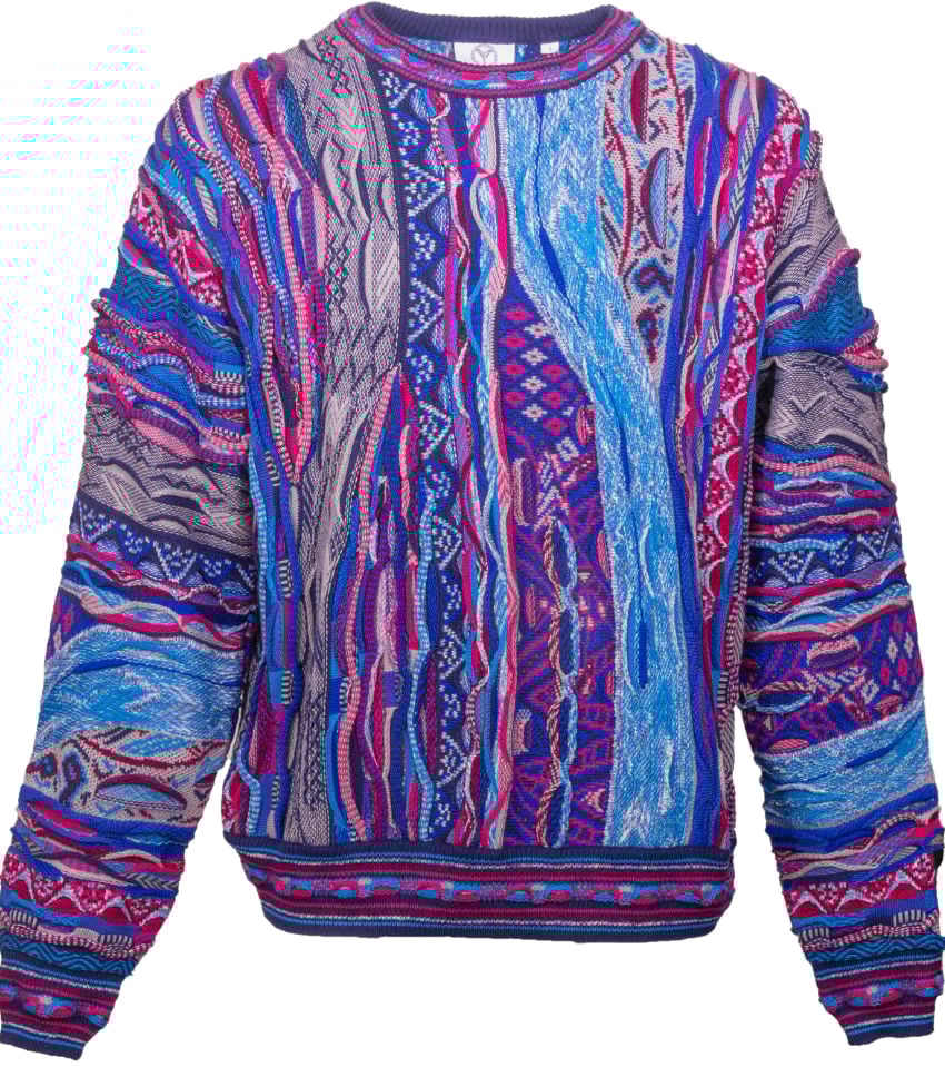 Carlo Colucci Carlo Colucci Pullover Multicolor Paars Paars