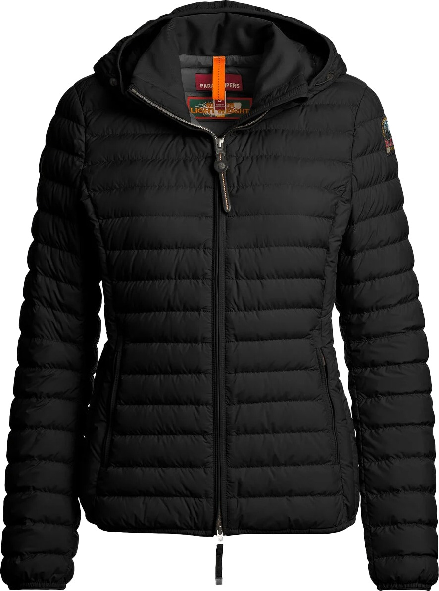 Parajumpers Juliet Down Zomerjas met Capuchon Superlightweight Zwart