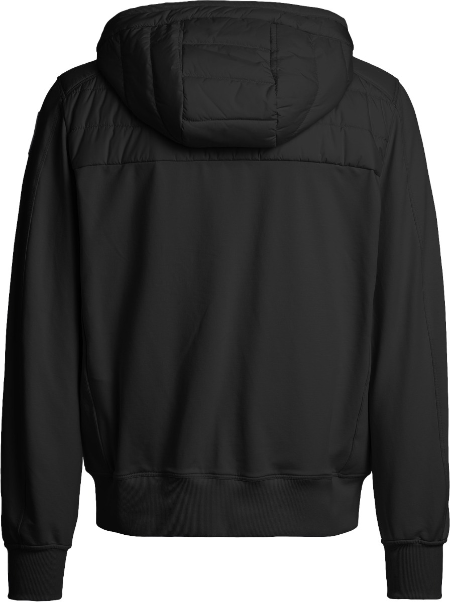 Parajumpers Ivor Zomerjas met Capuchon Fleece & Puffer Zwart