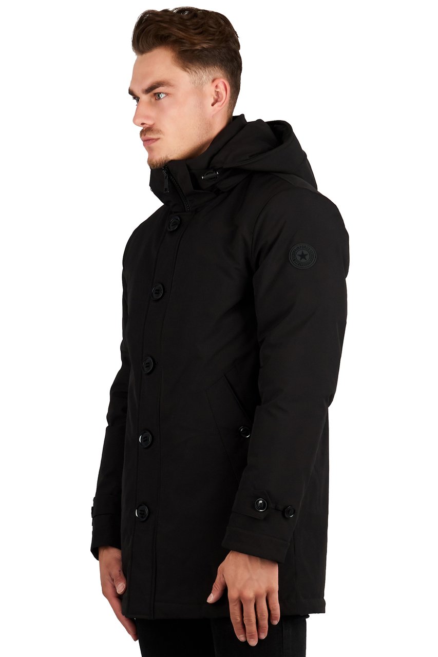Airforce william parka Zwart
