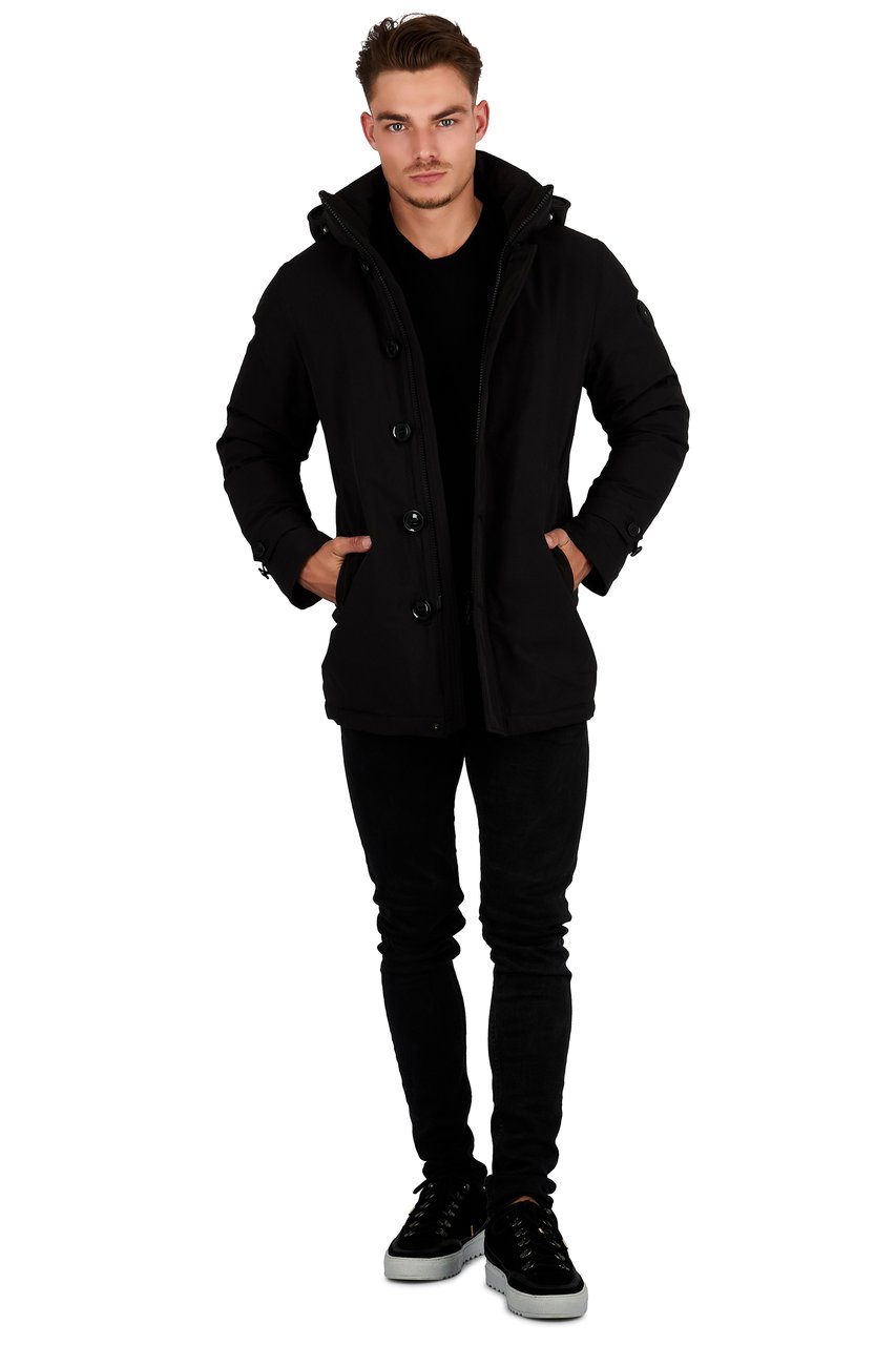 Airforce william parka Zwart