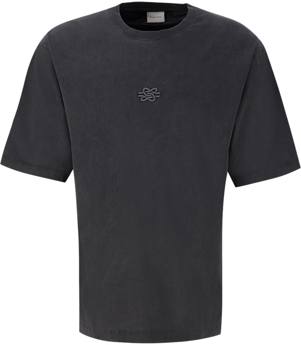Filling Pieces T Shirts & Polo's T-shirt Boxy Vintage Black Zwart