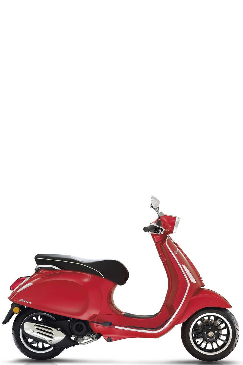 Vespa Sprint - Rosso - 45km/h Rood