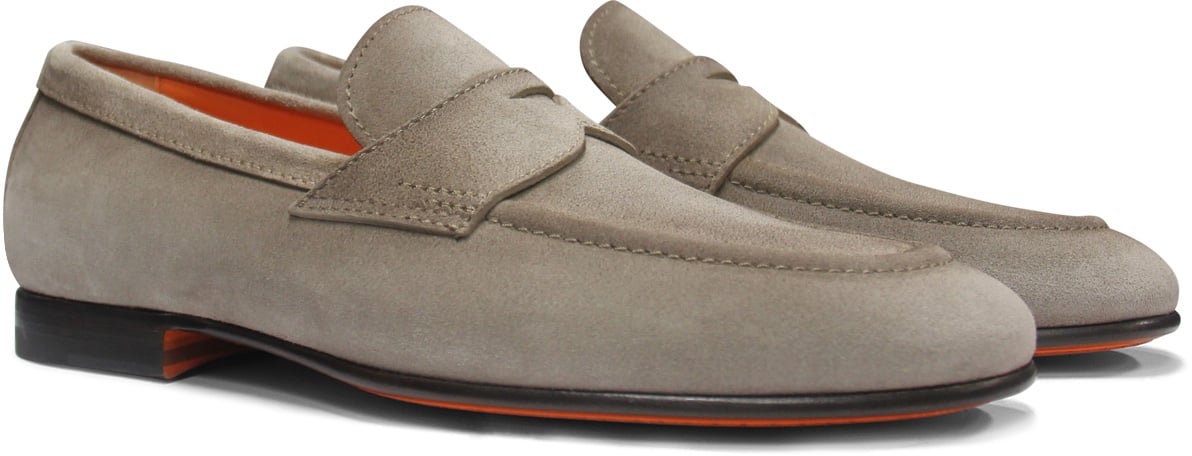 Santoni Instapschoen Beige Beige