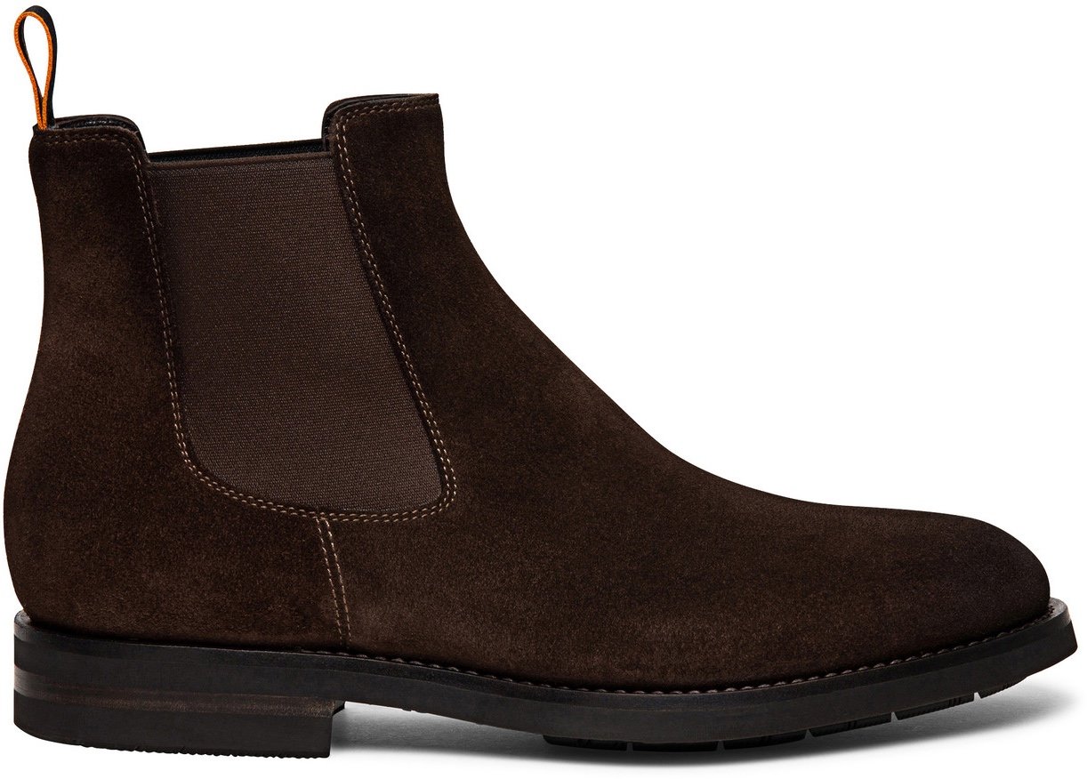 Santoni Instapschoen Bruin Bruin