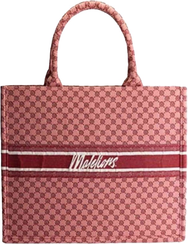 Malelions Malelions Women Monogram Tote Bag Rood