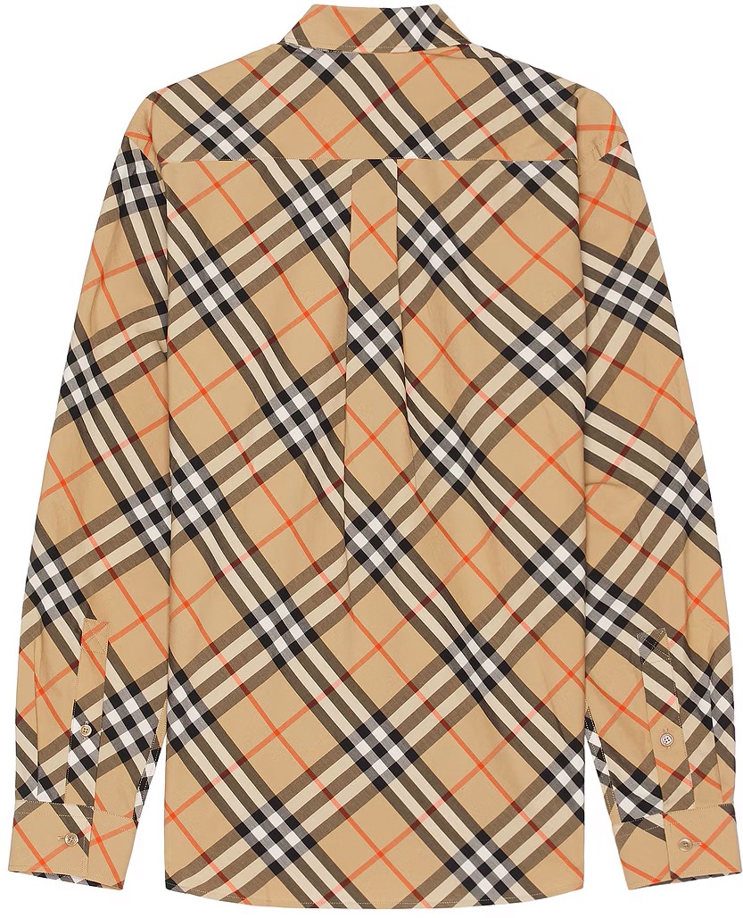 Burberry Burberry Checked Plaid Shirt Bruin