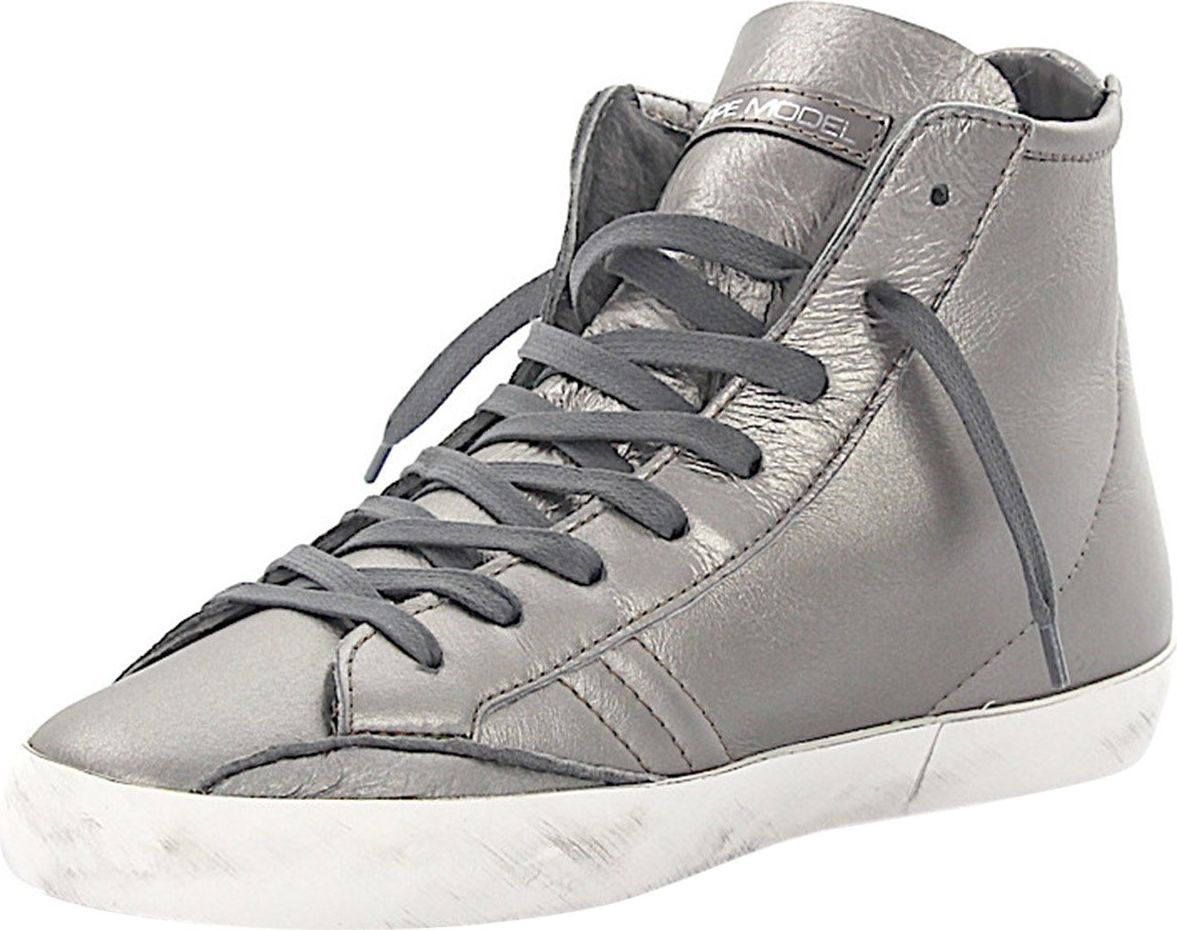 Philippe Model Women High-Top Sneakers - Spinelli Zilver