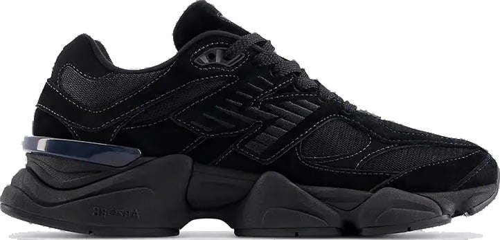 New Balance 9060 Triple Black Zwart